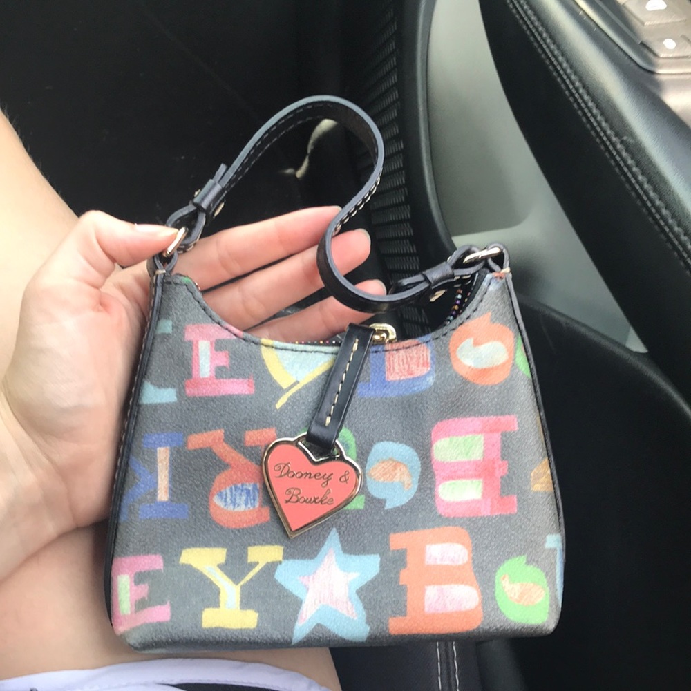 Colorful Dooney and Bourke mini-purse!